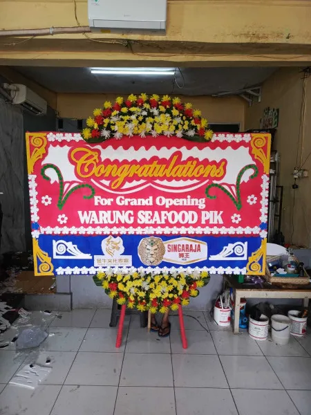 Papan Bunga Ucapan Selamat Bayah Barat Bayah